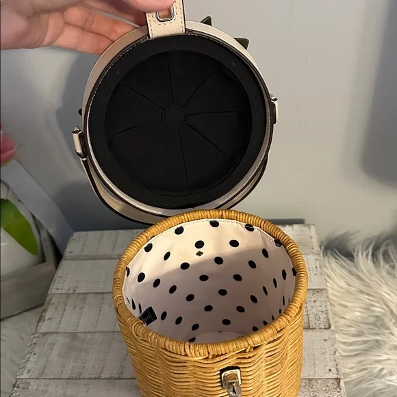 Kate spade wicker flower bouquet bag - Picture 10 of 13